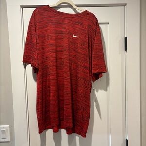 New Nike Men’s Red Performance Dri-FIT Tee size 4XLT